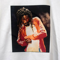 Buju Banton Printed Tee In White