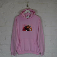 Camron Pink Mink Printed Hoodie In Pink