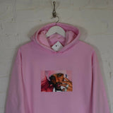 Camron Pink Mink Printed Hoodie In Pink