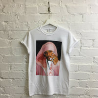 Camron Pink Mink Printed Tee In White