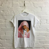 Camron Pink Mink Printed Tee In White