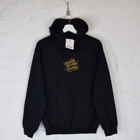 Cash Rules Embroidered Hoodie In Black