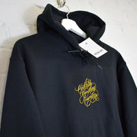 Cash Rules Embroidered Hoodie In Black