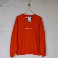 Channel Orange Embroidered Sweatshirt In Orange