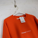 Channel Orange Embroidered Sweatshirt In Orange