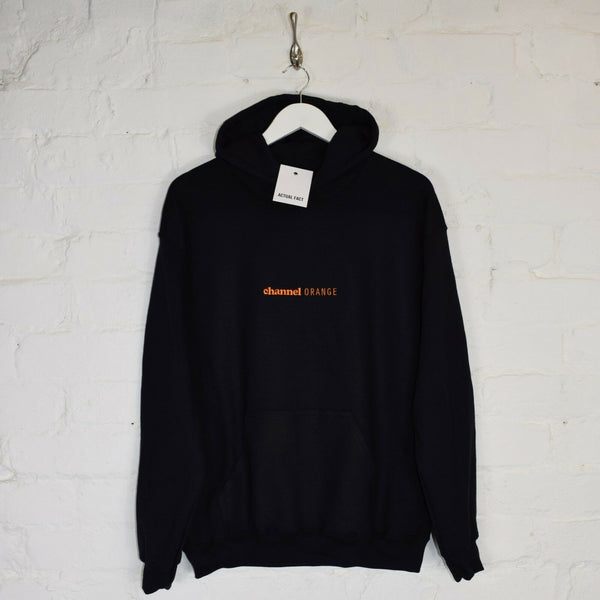 Channel Orange Embroidered Hoodie In Black