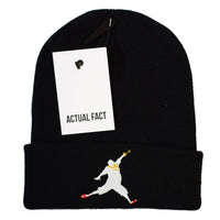 DJ Khaled Basketball Roll Up Beanie In Black