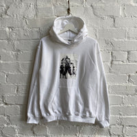 DMX Dogs Printed Hoodie In White