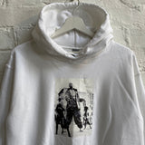 DMX Dogs Printed Hoodie In White