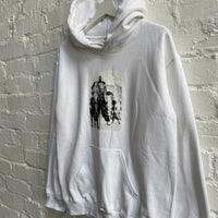 DMX Dogs Printed Hoodie In White