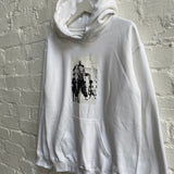DMX Dogs Printed Hoodie In White