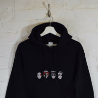 DOTD Rappers Embroidered Hoodie In Black