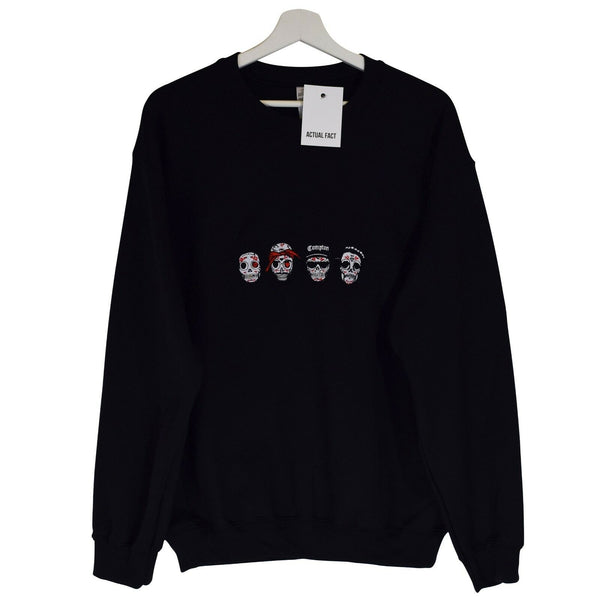 DOTD Rappers Embroidered Sweatshirt In Black