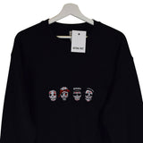 DOTD Rappers Embroidered Sweatshirt In Black