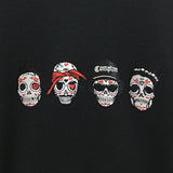 DOTD Rappers Embroidered Sweatshirt In Black