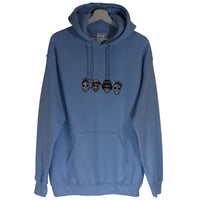 DOTD Rappers Embroidered Hoodie In Sky Blue