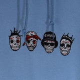 DOTD Rappers Embroidered Hoodie In Sky Blue