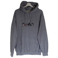 DOTD Rappers Embroidered Hoodie In Grey