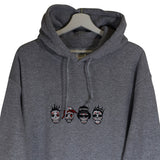 DOTD Rappers Embroidered Hoodie In Grey