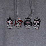 DOTD Rappers Embroidered Hoodie In Grey