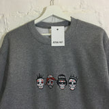 DOTD Rappers Embroidered Sweatshirt In Grey