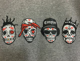 DOTD Rappers Embroidered Sweatshirt In Grey