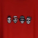 DOTD Rappers Embroidered Sweatshirt In Red