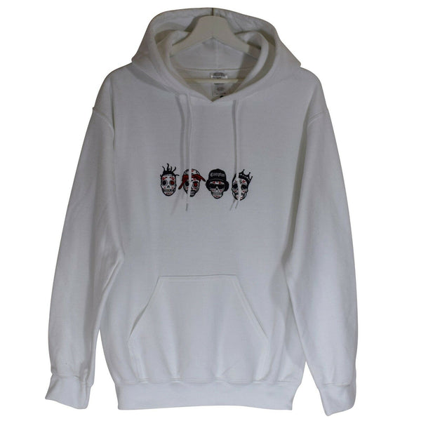 DOTD Rappers Embroidered Hoodie In White