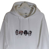 DOTD Rappers Embroidered Hoodie In White