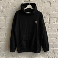 MF Doom Mask Embroidered Hoodie In Black