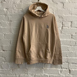MF Doom Mask Embroidered Hoodie In Sand