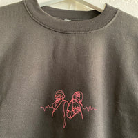 Daft Punk Embroidered Sweatshirt In Black