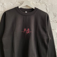 Daft Punk Embroidered Sweatshirt In Black