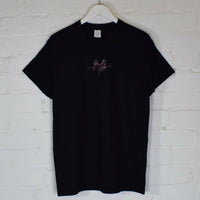 Daft Punk Embroidered Tee In Black