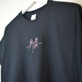 Daft Punk Embroidered Tee In Black