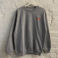 Dilla's Donuts Embroidered Sweatshirt In Grey