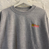 Dilla's Donuts Embroidered Sweatshirt In Grey