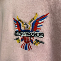 Diplomats Embroidered Hoodie In Pink