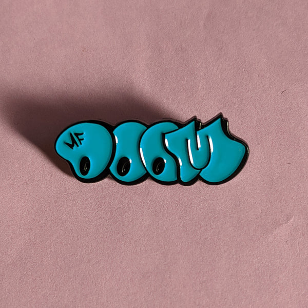 Doom Blue Bubble Enamel Pin