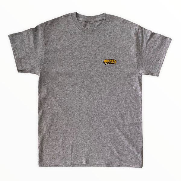 MF Doom Bubble Embroidered Tee In Grey