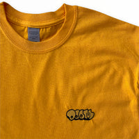 MF Doom Bubble Embroidered Tee In Yellow