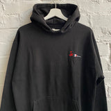 MF Doom Champion Embroidered Hoodie In Black