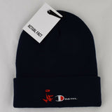 MF Doom Champion Roll Up Beanie In Navy