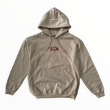 MF Doom DM Embroidered Hoodie In Sand