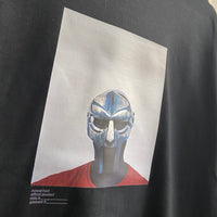 MF Doom Steel Mask Printed Tee In Black