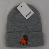 MF Doom Pooh Roll Up Beanie In Grey