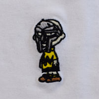 MF Doom x Charlie Brown Embroidered Tee In White
