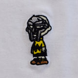 MF Doom x Charlie Brown Embroidered Tee In White