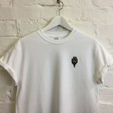 MF Doctor Doom Embroidered Tee In White