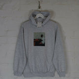 Frank Ocean Typewriter Printed Hoodie In Grey